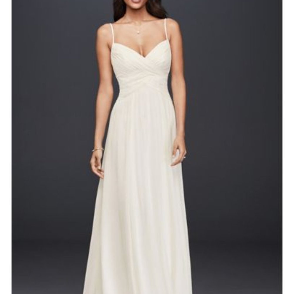 NEW WITH TAGS DAVIDS BRIDAL WEDDING DRESS sz 8